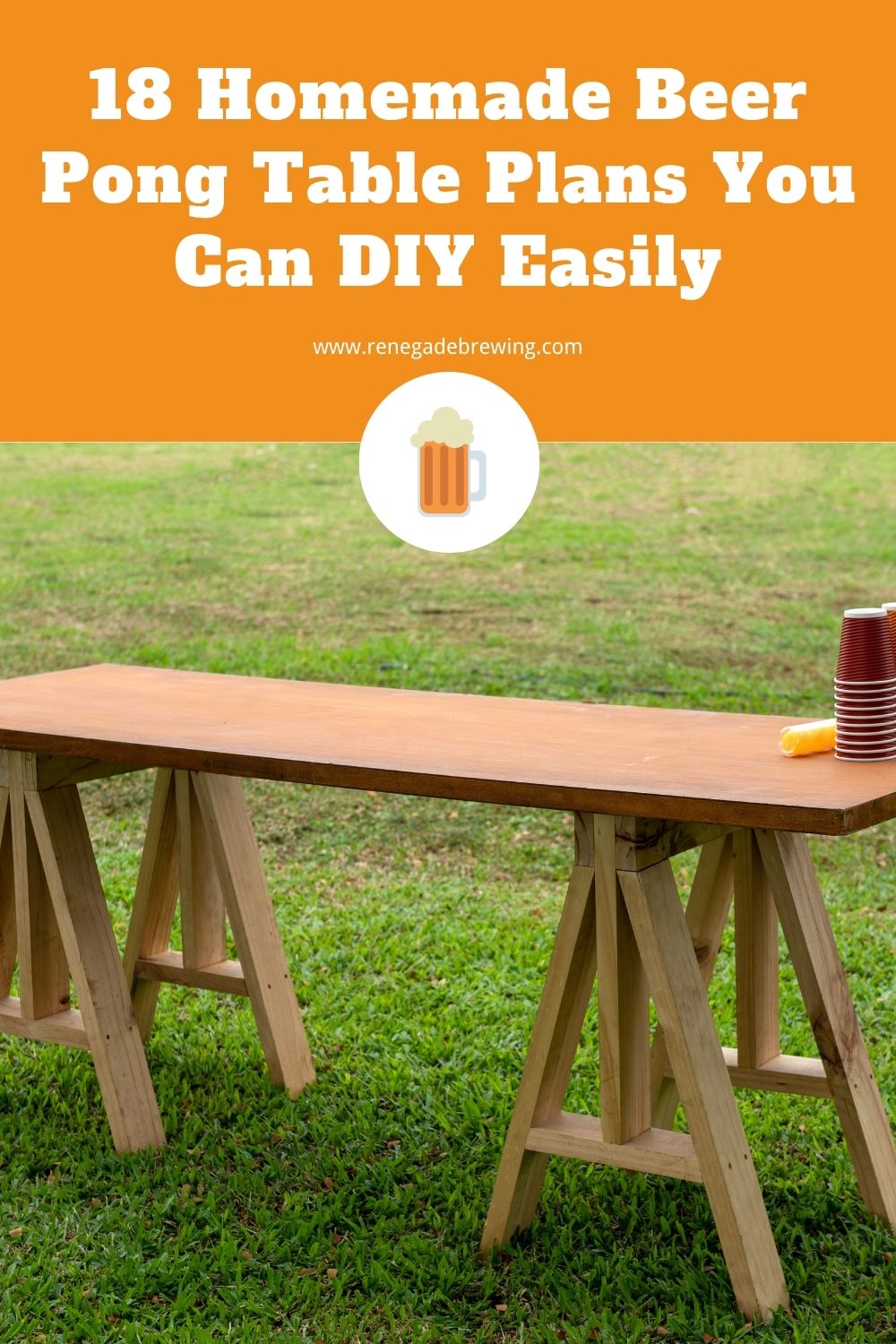 18 Homemade Beer Pong Table Plans You Can Diy Easily