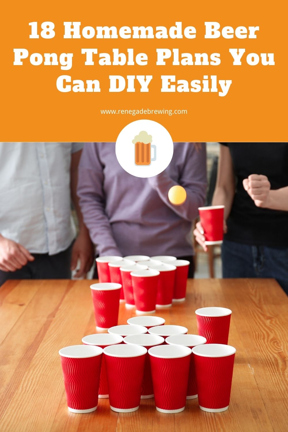 18 Homemade Beer Pong Table Plans You Can DIY Easily 2