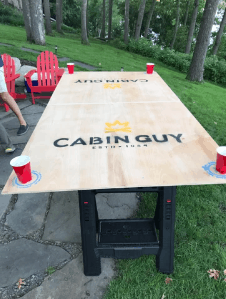 Building a Beer Die Table