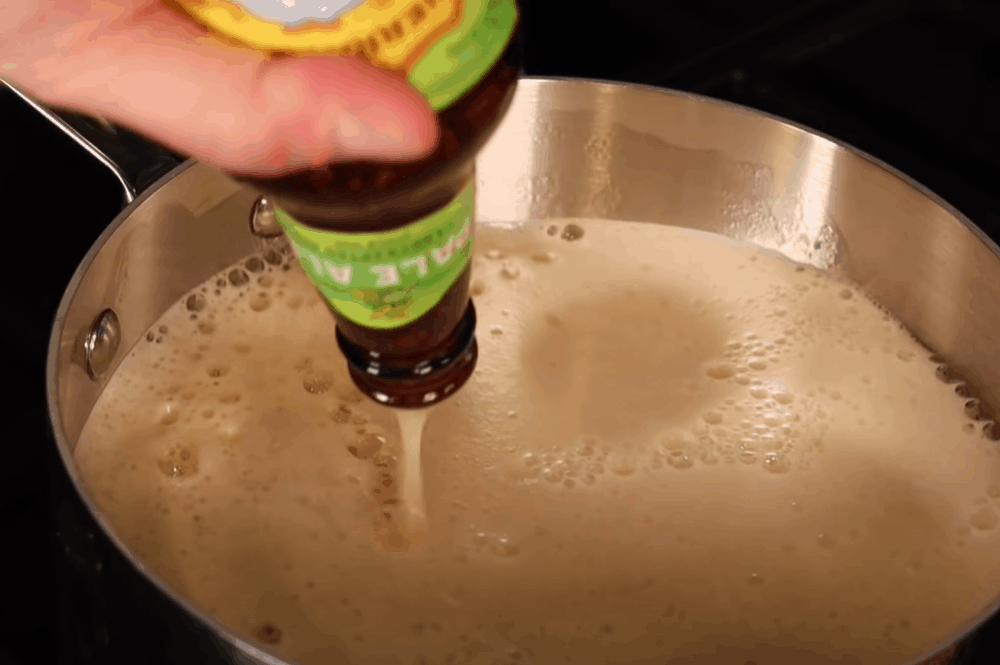 Cook the beer